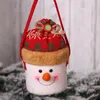 クリスマスの装飾漫画メリーアップルビスケットキャンディーストレージバッグクリスマスギフトボックスホルダーハッピーイヤーパーティー装飾ホームエルサプライ