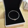 Roségoldenes Charm-Armband mit Originalverpackung für Pandora 925 Sterling Silber Schlangenkette, Party-Schmuck für Frauen und Mädchen, Charms-Armbänder. Fabrikgroßhandel