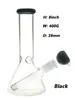 Mini cachimbos de cachimbo de vidro Rig com copo 4 cores 14/19mm haste inferior e tigela GB022