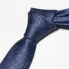 Papillon 2022 marchio di moda da uomo di alta qualità 5 cm sottile modello azzurro cravatta da lavoro abito formale per uomo con confezione regalo