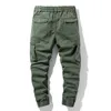 Cal￧a masculina de algod￣o de algod￣o de algod￣o de algod￣o Autumn Casual Moda el￡stica Pantalones Pantalones Tipo Men 221014