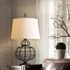 Table Lamps Wrought Iron Retro Lamp American Country Nordic Mediterranean Simple European-style Bedroom Study Living Room