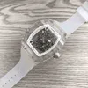 La mécanique des hommes de luxe regarde la montre-bracelet Rm055 mécanique automatique entièrement transparente