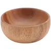 Plates 1Pc Wooden Service Plate Salad Mixing Bowl Serving Candy Dish Storage Bowls For Keys