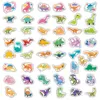 Adesivi dinosauro 50PCS Adesivo simpatico cartone animato impermeabile per bambini per premi per l'insegnamento dei bagagli di cancelleria YW-TT018