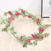 Decorative Flowers 170cm Artificial Daisy Rattan Wedding Home Garden Arch Party El Ceiling Hanging Wall Decoration DIY Wreath Fake Plant