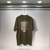 22ss メンズ tシャツ Burb デザイナートレーナー半袖 Tシャツ男性女性カジュアルプルオーバースポーツ Tシャツ Tb プリントカーキ Tシャツ 4xl 5xl