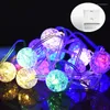 Strings LED Wine Bottle Light Ball Broken Pattern USB ricaricabile alimentato 15 LED per la decorazione della festa nuziale dell'anniversario