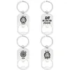 Keychains Creative Keychain Idea Bieropener Key Rings Gepersonaliseerde Vaderdag Gemakkelijk te gebruiken duurzaam huishoudelijk cadeau voor bar keuken