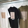 22ss Mens t Shirt Burb Designer Sweatshirt Short Sleeve Tshirt Men Women Casual Pullover Sports Tee Tb Printed Khaki T-shirt 4xl 5218a