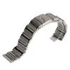 Bracelets de montre 20mm 22mm 24mm Bracelet de montre en argent en acier inoxydable Bracelet de montre bracelet de mode remplacement accessoires pour hommes