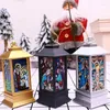 Lampes de table lanternes décoratives avec motif de Jésus à piles vintage veilleuse de Noël décoration de la maison cadeau pour jardin chambre à coucher Li