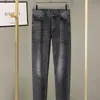 Jeans da uomo oversize p 22 ra pantaloni firmati uomo pantaloni casual da lavoro larghi pantaloni della tuta elasticizzati ricamati pd1