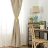 Curtain Blackout Curtains Cotton High Shading Fabric El Engineering Thick Linen College Style Thermal Insulation