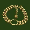 Braccialetto stilista da uomo bracciale rigido da uomo donna in acciaio al titanio lettera classica braccialetti in cristallo di perle maglie catena gioielli braccialetto di personalità di lusso con scatola