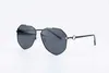 Sunglasses 1pcs Fashion Eyewear Sun Glasses Designer Mens Womens Brown Cases Black Metal Frame Dark Lenses