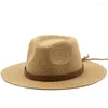 Berets Natural Panama Summer Sun Sats соломенная шляпа мягкая форма для женщин Wide Brim Beach All-Match Cap Men's Fedora Fedora