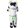 Factory direct sale Milk Cow mascot costumes fancy dress Real photo