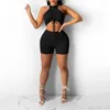 Women's Tracksuits Women Fashion Shorts Set Solid Color Side Pleated Tube Top & High Waist Two Piece Ladies Casual Suits