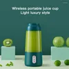 Spremiagrumi 300ML Spremiagrumi Portatile 4 Lame Frullatore USB Ricaricabile Carne Frutta Ghiaccio Frullatore di Verdure Macchina per Succhi di Cibo Intelligente