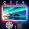 Strips TV Backlight Music Sync USB Powered RGB LED Strip Light For 15 - 80 Inch Mirror PC