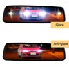 Acessórios de interiores Anti-Glare Curved Revesting View Mirror Universal Auto Caminhão de carro Retagem 360 Ajuste a sucção de grande angular azul