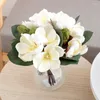 Fleurs décoratives fleur artificielle papillon orchidée pu matériel de mariage exquis bouquet de mariage halloween décoration salon