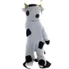 2022 Vente directe d'usine Costume de mascotte de vache Robe de soirée d'Halloween Taille adulte