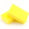 Vehicle Protectants 5 Pcs Yellow Car Wash Wax Square Sponge Extra Soft Large Size Washing Cellulose