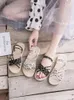 Sandals Dress Women 2022 Web Celebrity Joker Students Flat Two Wear In Summer