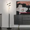 Golvlampor moderna led j￤rnslampor de pie tripot lampade da terra lampada kamera industriell dekor butik st￥ende lamp sovrum