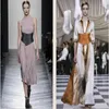 B￤lten 2022 Fashionabla personlighet trendiga dekorativa damer cummerbund h￶gkvalitativ pu tyg mjuk l￤derskjorta kl￤nning breddat b￤lte