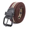 Belts Unisex Canvas Belt Alloy Pin Buckle High Quality Fashion Dress Jeans Waistband Simple Sport Cowboy Casual Men Women