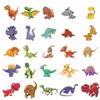 50PCS Dinosaur Stickers Cute Waterproof Cartoon Sticker for Kids for Stationery Luggage Teaching Rewards TZ-306