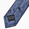 Bow Ties 2022 Moda Moda Wysokiej jakości 5 -cm Sym Szczupły Niebieski wzór szyjki robocze formalne garnitur dla mężczyzn z pudełkiem prezentowym
