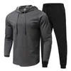 Herren-Trainingsanzüge, Nadelstreifen-Anzugjacke, Herren, solide, modisch, Oberteil, Frühling, Sommer, leicht, Set, Absorption, Sport, Herren