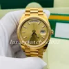 SUPER QUALIDADE DE RELISÃO DE QUALIDADE DE QUALIDADE DE 41MM V5 Versão 18K Gold Yellow 2813 Movimento Aço inoxidável 904L Automático Mechanical Men's Luminous Wristwatch NF Maker