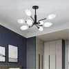 Pendelleuchten im nordischen Stil, Wohnzimmerlampe, einfache moderne Atmosphäre, Zuhause, Esszimmer, Schlafzimmer, minimalistischer Kronleuchter