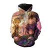 Men's Hoodies Anime Hoodie Made In Abyss 3d Print Hooded Sweatshirt Men Women Fashion Oversized Kids Boy Hip Hop Tops Mens Clothing