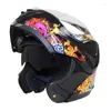 Casques de moto électriques Four Seasons Full Half Double Lens Revealed Male Antifog