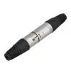 Accessori per l'illuminazione 1 Set Connettore XLR 3P Spina maschio in metallo Microfono Cavo audio MIC Jack femmina