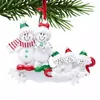 2022 weihnachten Anhänger Schneemann Legierung Ornament Kreative Familie Reise Gruppe Ornamente Weihnachten Baum Dekoration Hängen