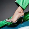 Hoge hakken Sandalen Voor Vrouwen Puntschoen Strass Stiletto Schoenen Romeinse Band Bruiloft Hoge Hakken Zomer Nieuwe damesschoenen