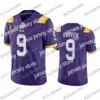 Maglie da calcio Campionato nazionale NCAA 2020 LSU Tiger # 9 Joe Burrow # 9 BURREAUX 1 Ja'Marr Chase 150th 125th # 20 Billy Cannon 2020 Patch College Maglie