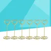 Party Decoration Holder Table Holdersstand Number Memo Picture Po Clips Place Heart Clip Cardsmenu Mini Note Sign Wire Stands Pos Tables