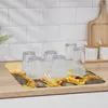 Настольные коврики цветочные подсолнечники акварель для домашнего коврика для кухни для кухни гостиная столовая современная модная принт блюда блюда