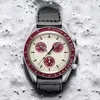 Moon Mens Uhren Vollfunktions Quarz Chronograph Bioceramic Watch Luxus Designer Uhren hochwertige limitierte Armbanduhren mit Box