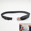 Belts Car Safety SeatBelt Buckle Kid Belt 2022 Fashion Children Easy For Boys Adjustable Canvas Waist Straps Jeans High Qual