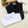 Bow Ties unisex shirts valse kraag nep half blouse vintage afneembare dames slabbetje handige solide mode kleding accessoires