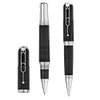 Victor Hugo M Writer Roller/Ballpoint Pen With Cathedral Architectural Style Engraved Pattern Luxury Stationery Black Color